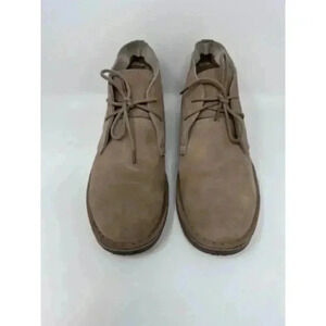 Robert Wayne Mens Sz‎ 9.5 Tan Suede Short Chukka Ankle Boot Shoes